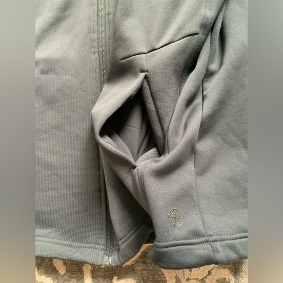 Mondetta Men’s Gray Knit Trainer Lightweight Jacket Size Medium - Picture 4 of 6